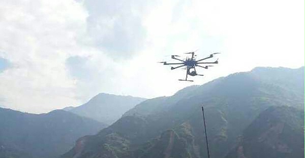 无人机用于堰塞湖等应急监测